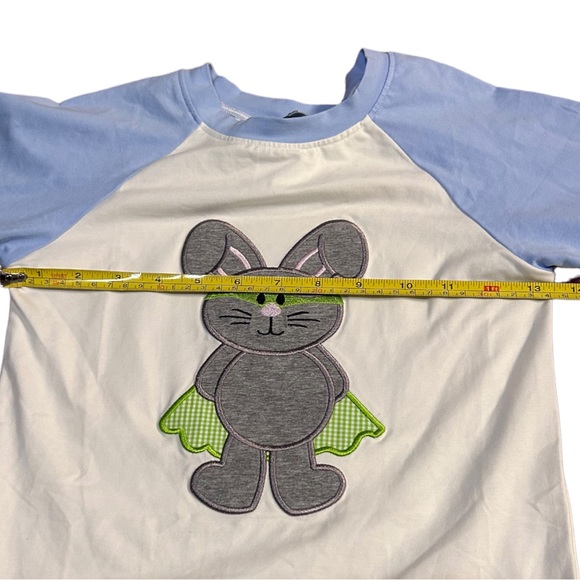 Smock Monkey super bunny embroidered raglan top size 5 - Picture 5 of 6